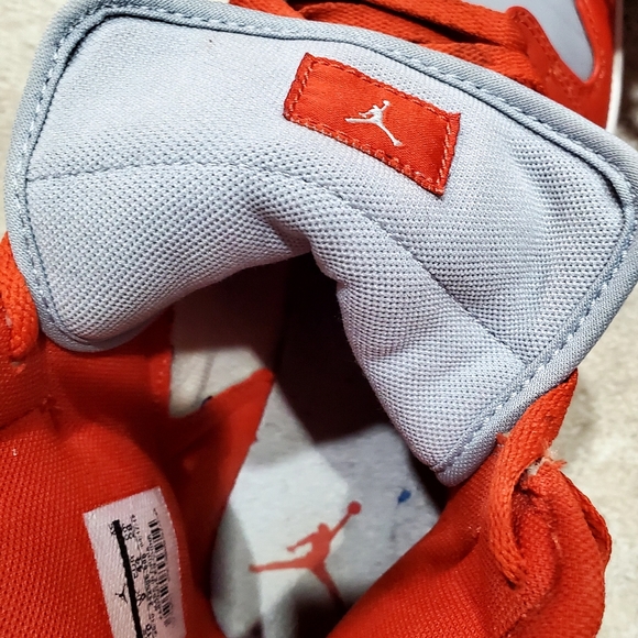 Nike Air Jordan 1 Retro High 2010 Spice Wolf Grey Men's 14 Orange 332550-006 - Picture 5 of 8